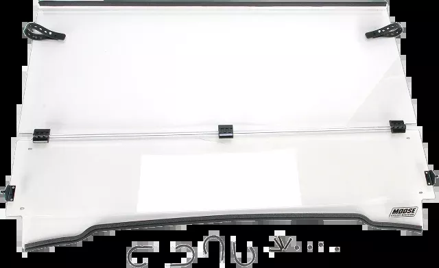 Moose Clear Full Folding UTV Front Windshield for 00-08 Kawasaki Mule 3010 4x4