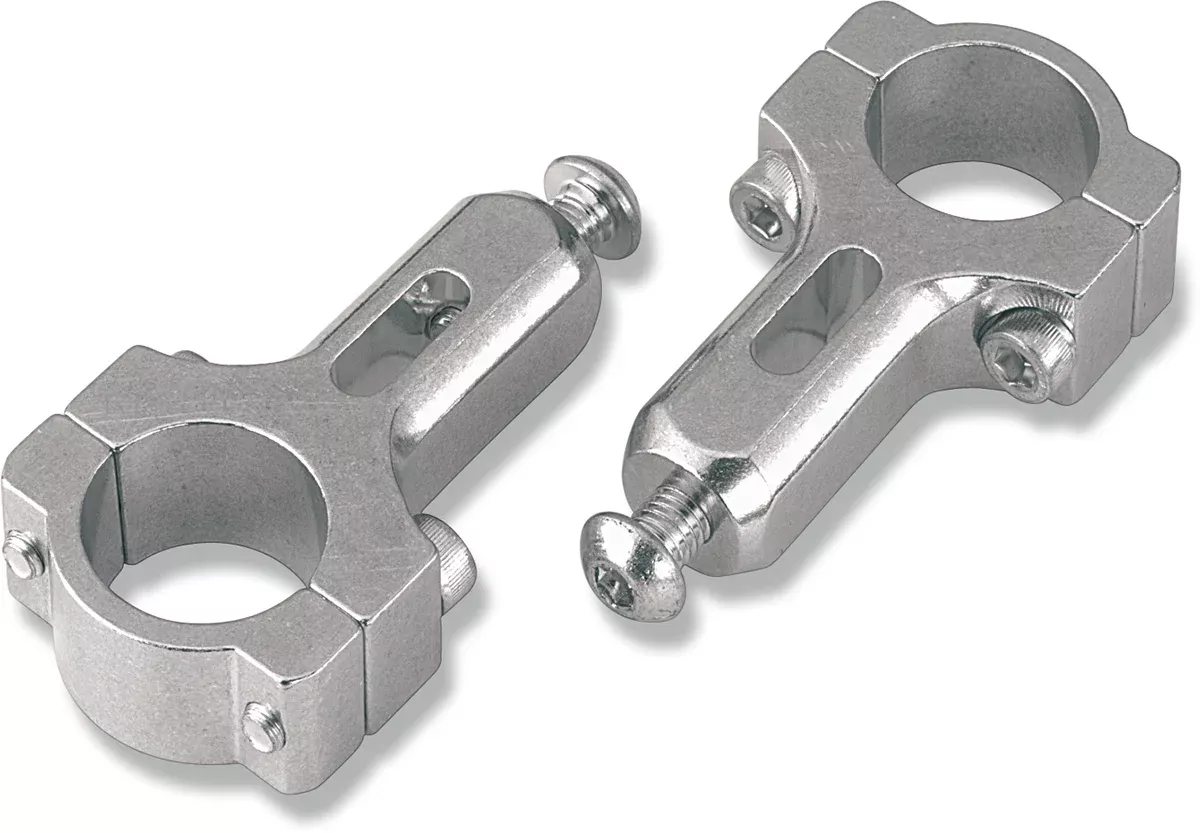 Moose Offroad Aluminum 7/8″ Handguard Mount Clamps – Silver-50-032S