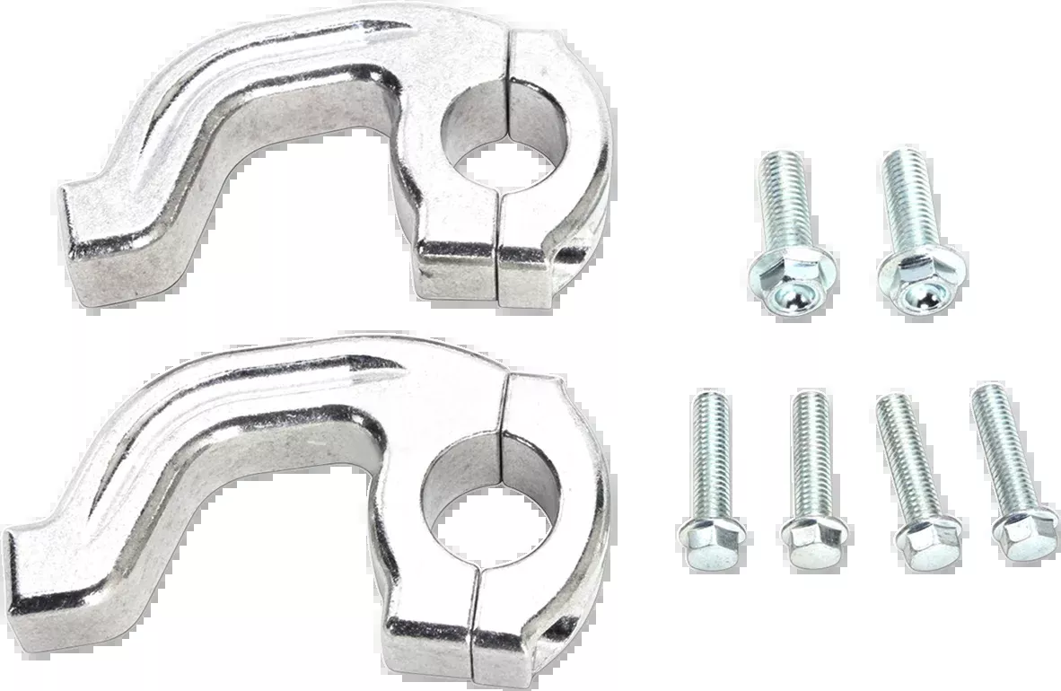 Moose Offroad Replacement Contour Handguard Inner Mount Clamp - 7/8" - Silver-50-232S