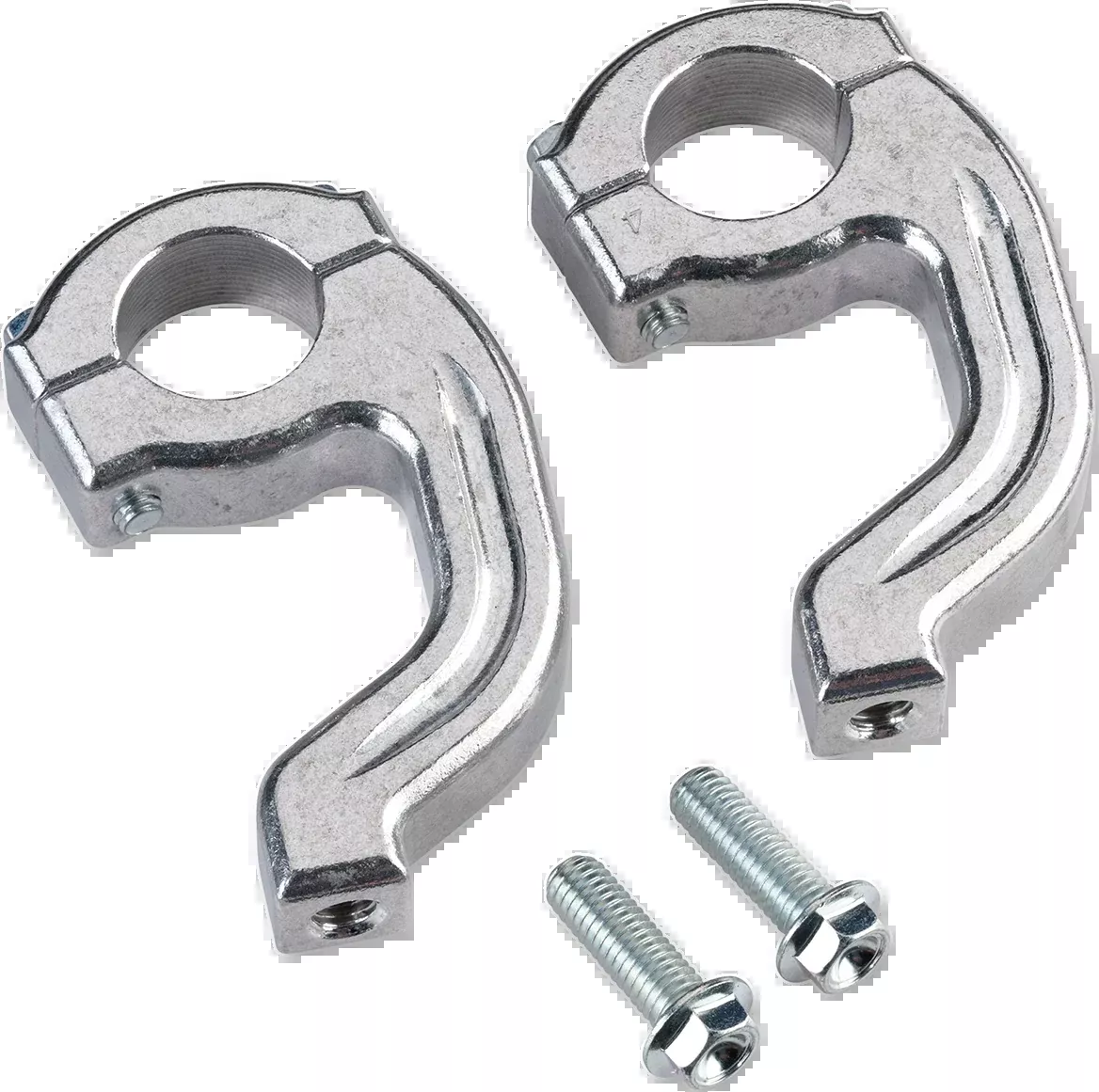 Moose Offroad Replacement Contour Handguard Inner Mount Clamp - Pro Taper - Silver-50-214S