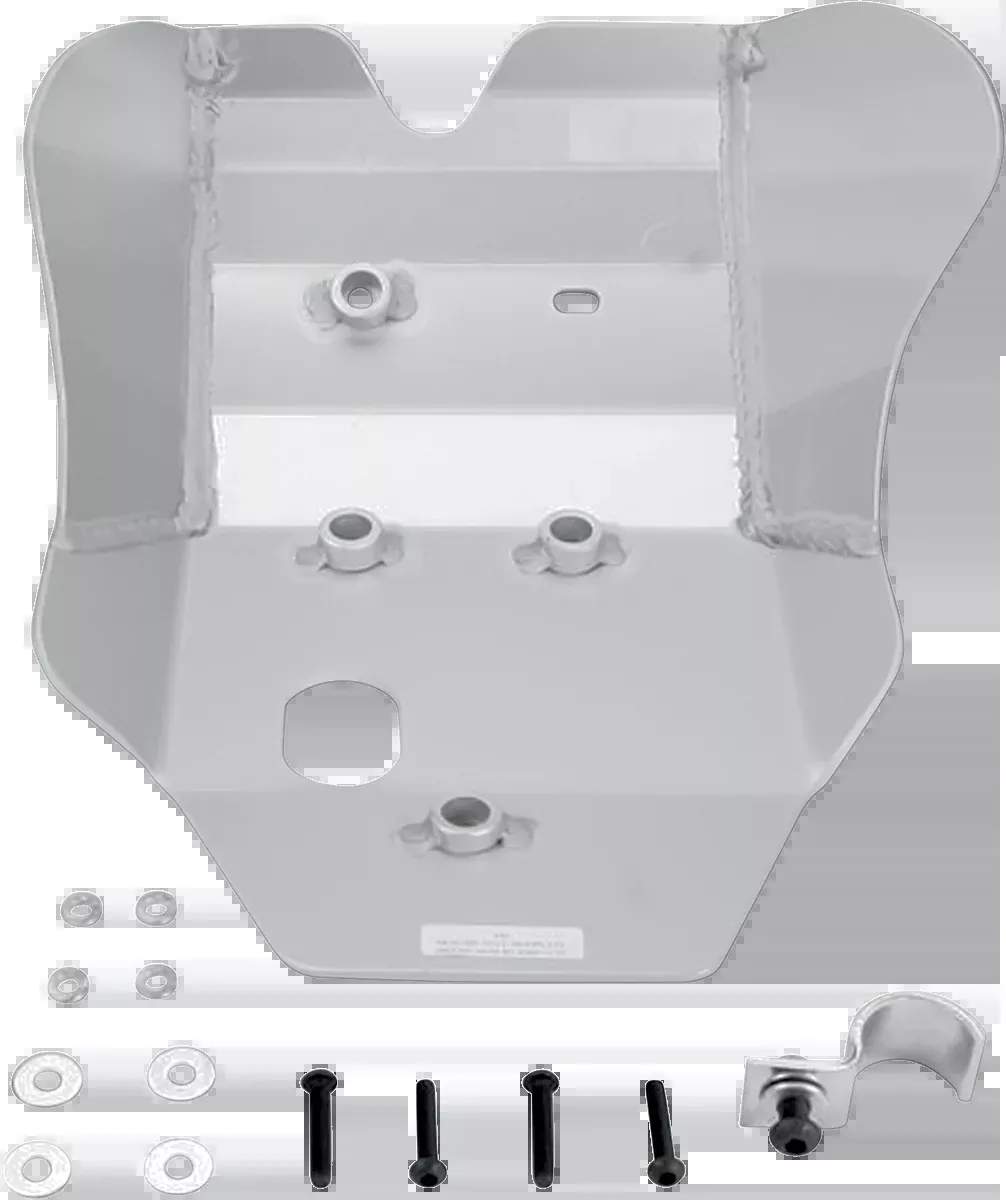 Moose Offroad Skid Plate - Silver - Kawasaki | Suzuki-446