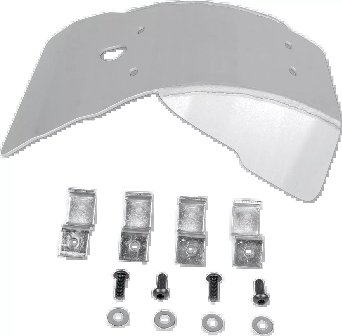 Moose Offroad Skid Plate – Silver – Yamaha – YZ 125/125 X-421