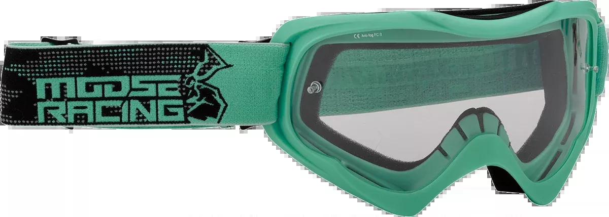 Moose Qualifier Agroid Mint Motorcycle Riding Dirt Bike Racing Goggles MX