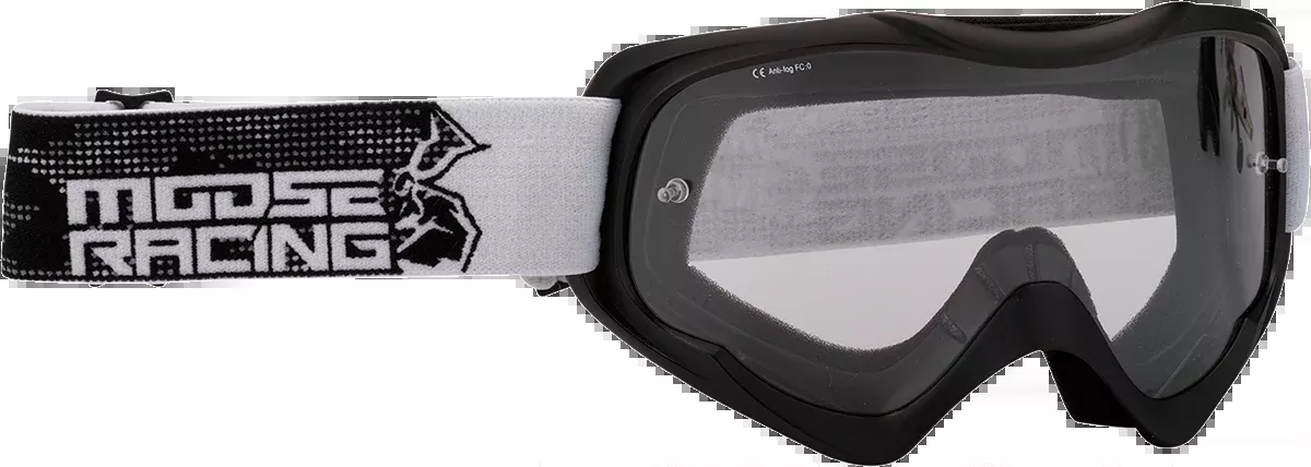 Moose Qualifier Agroid Stealth Motorcycle Riding Dirt Bike Racing Goggles MX