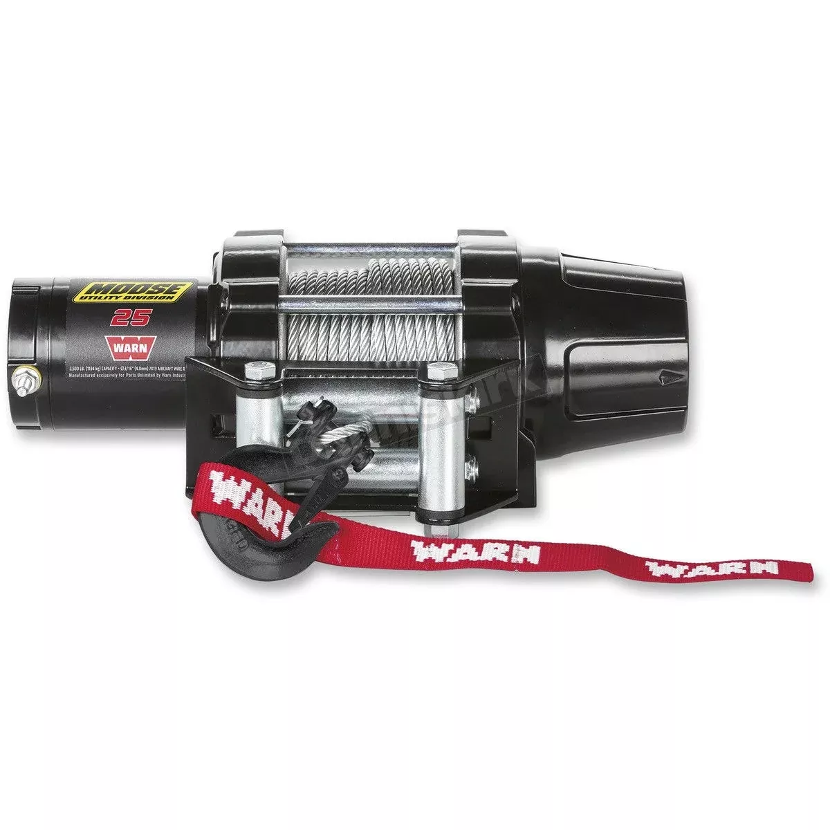 Moose Utility 4505-0721 Waterproof Winch 2,500 LB w/ Synthetic 50' Rope