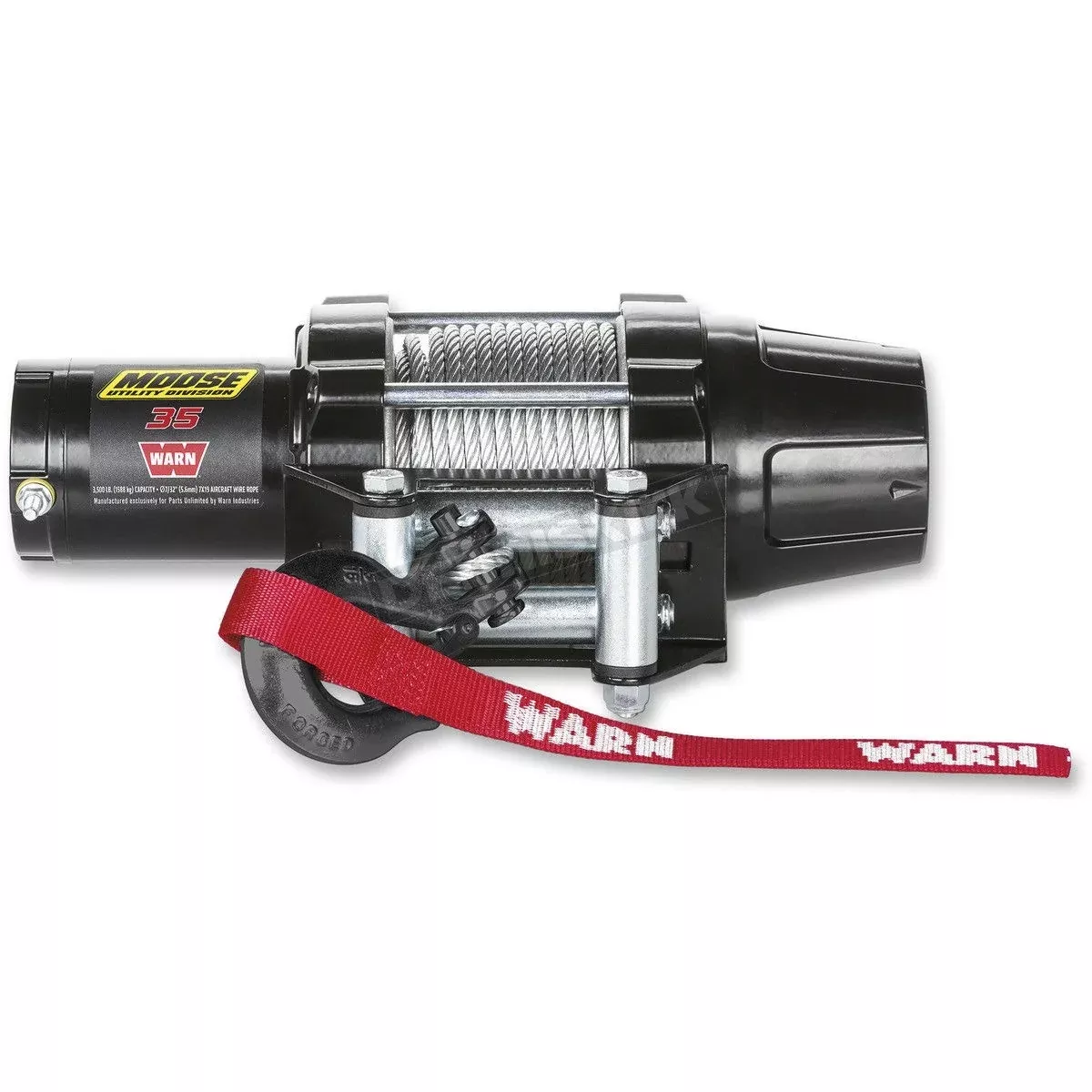 Moose Utility 4505-0722 Waterproof Winch 3,500 LB w/ Wire 50' Rope