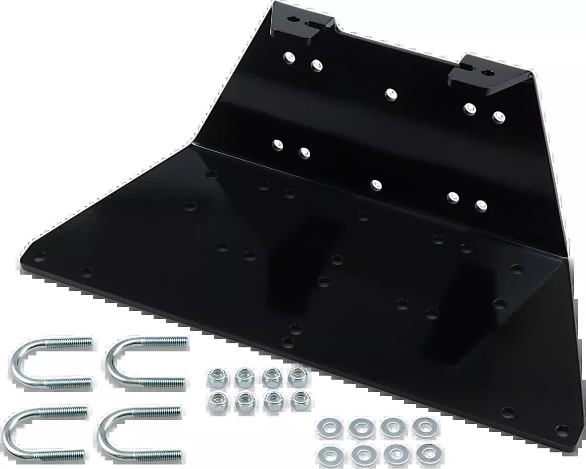 Moose Utility Black UTV Front Winch Mounting Kit for 2005-2020 Kawasaki KAF Mule