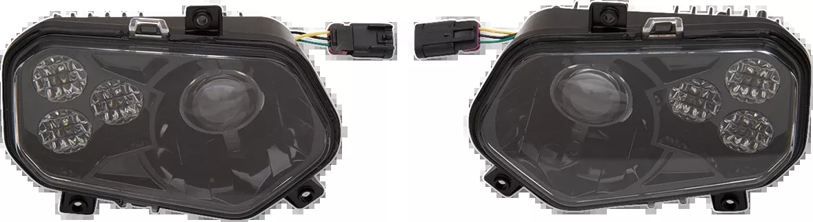 Moose Utility Front LED ATV UTV Side by Side Headlights 09-20 Polaris Ranger RZR
