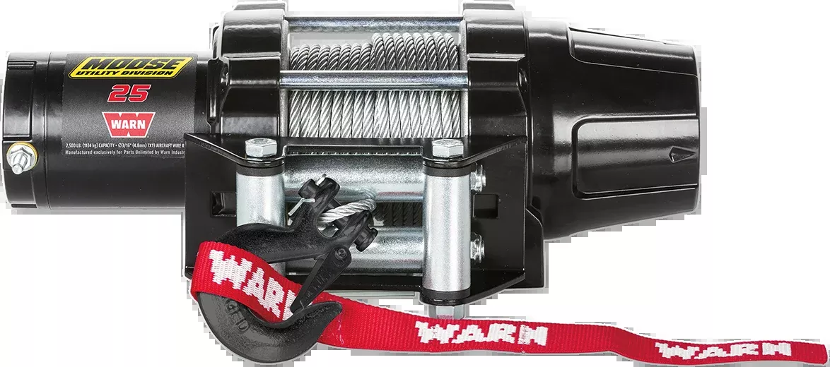 Moose Utility Snow 2500LB Offroad ATV UTV Side by Side Wire Rope Winch