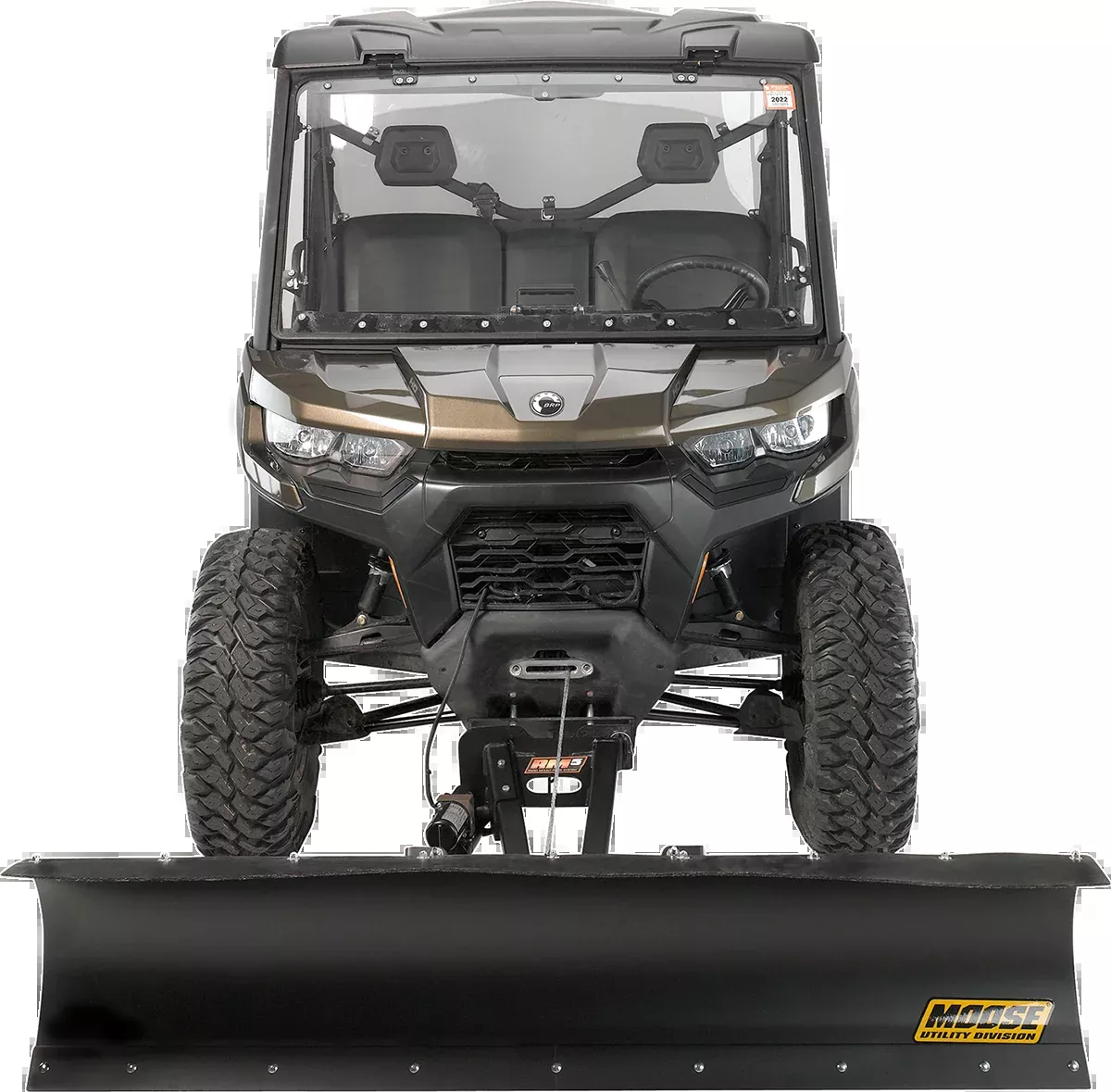 Moose Utility Universal ATV UTV RM5 Hydraulic Pushtube Snow Plow Turn Kit