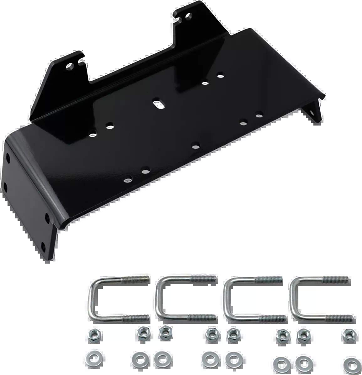 Moose Utility UTV Black Front Winch Mount Kit for 2009-14 Polaris General Ranger