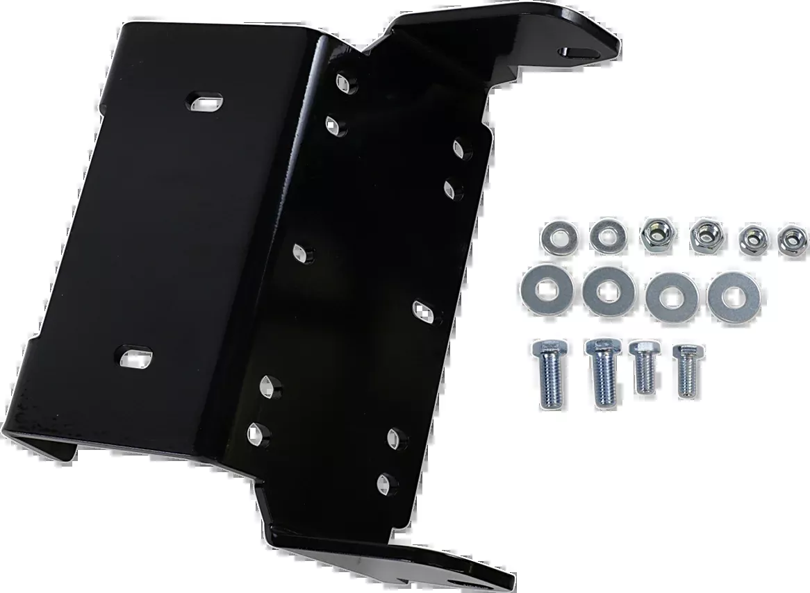 Moose Utility UTV Black Front Winch Mount Kit for 2014-24 Yamaha Viking 700 4x4