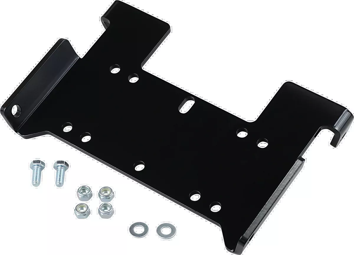 Moose Utility UTV Black Front Winch Mount Kit for 2016-2024 Honda Pioneer 1000