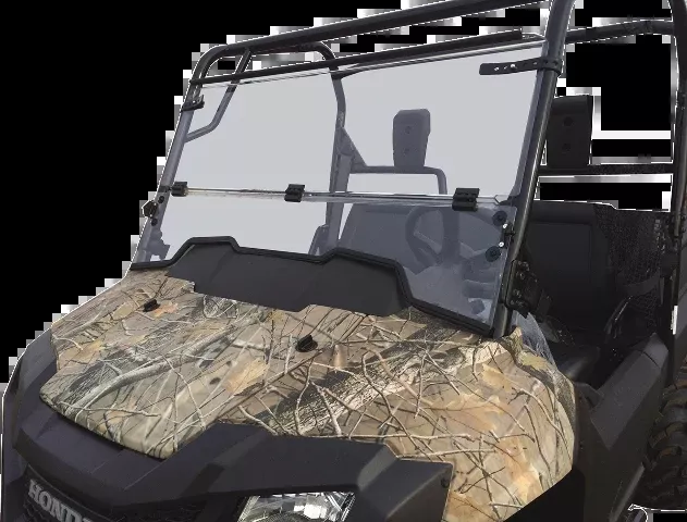 Moose UTV Full Folding Clear Windshield for 14-19 Honda Pioneer 700 700-4