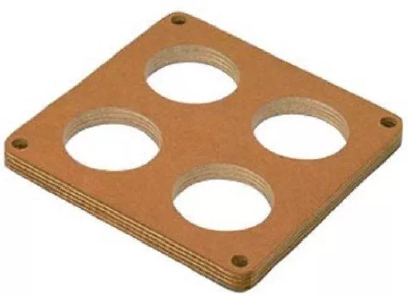 Moroso 4500 Carburetor Spacer – 4 Hole Plenum – 1/2in – Wood