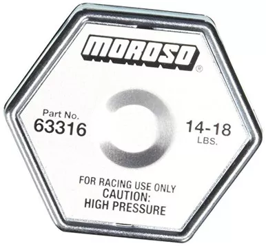 Moroso 63316 16 lbs. Radiator Cap