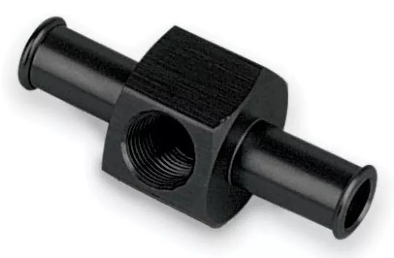 Moroso Fuel Pressure Gauge Fitting – 3/8in Line w/Hose Fitting