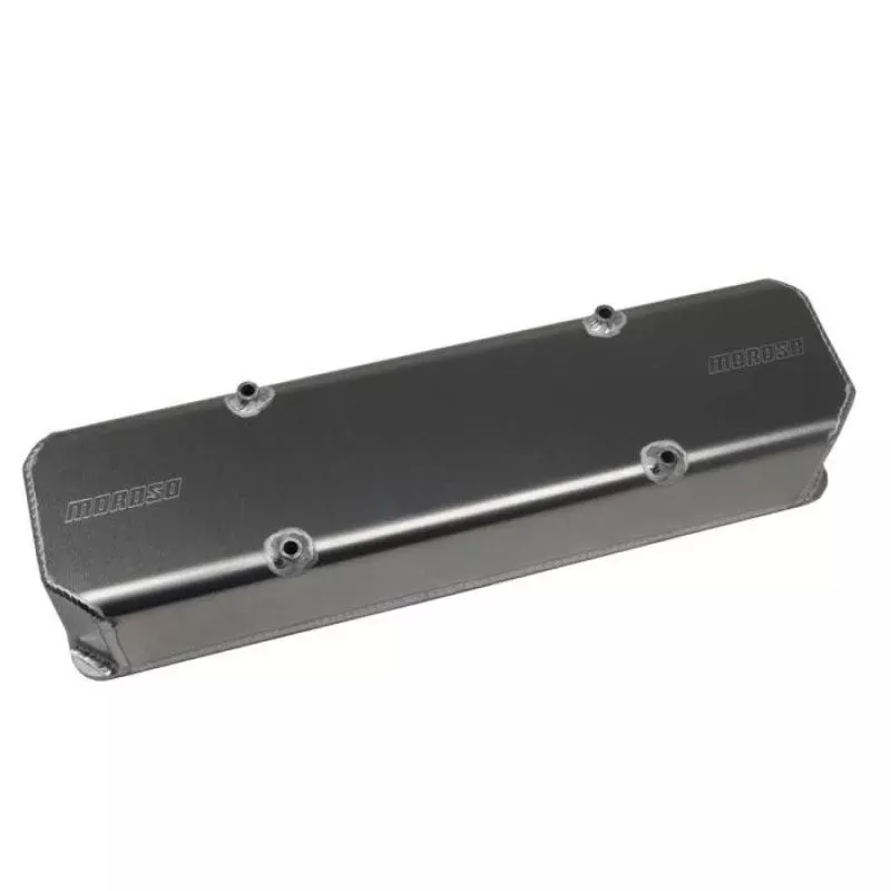 Moroso MBE 10 & 13 Degree Fabricated Aluminum w/Billet Rail Valve Cover fits Chevrolet SBC