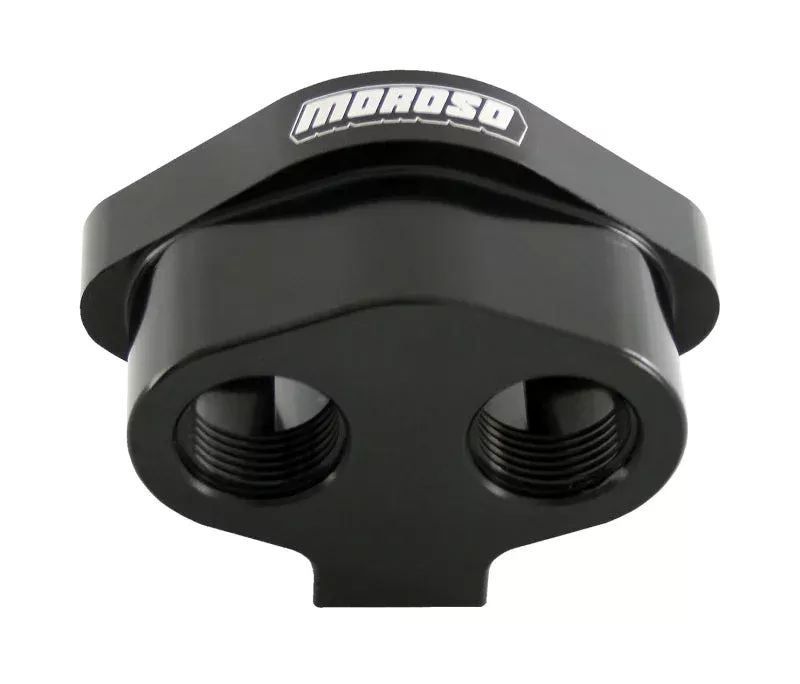 Moroso Universal Remote Thermostat Housing - Two -12AN Holes on Bottom