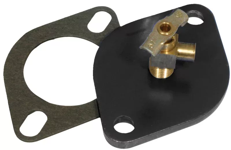 Moroso Waterneck Bleeder Plate fits Chevrolet