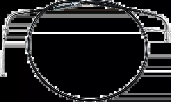 Motion Pro Black Vinyl Throttle Cable - Pull - +6" - '95-'05 Vulcan