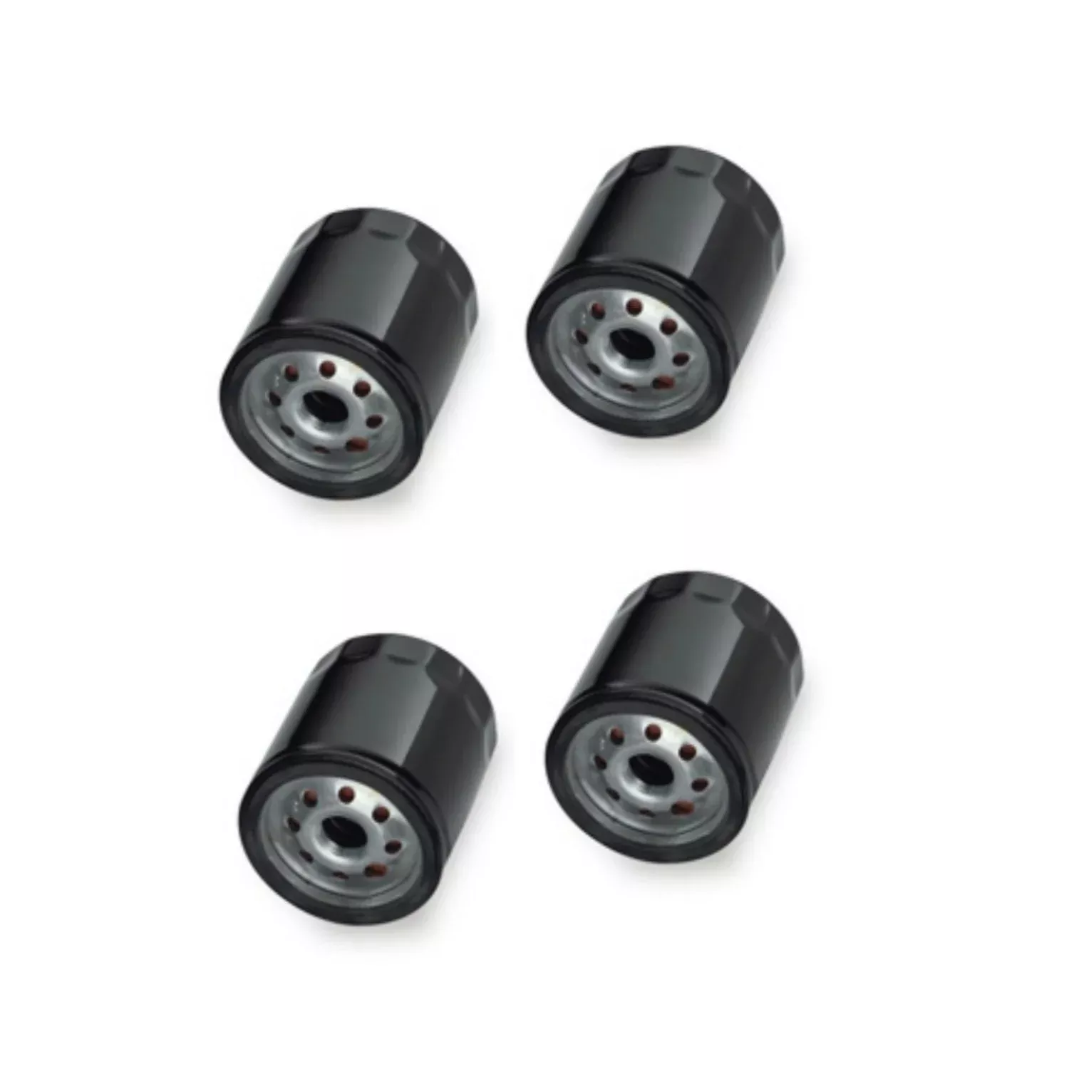 Motor Factory 22-251 Set of Four Black Oil Filter Harley TC M8 99-20 OE 63731-99