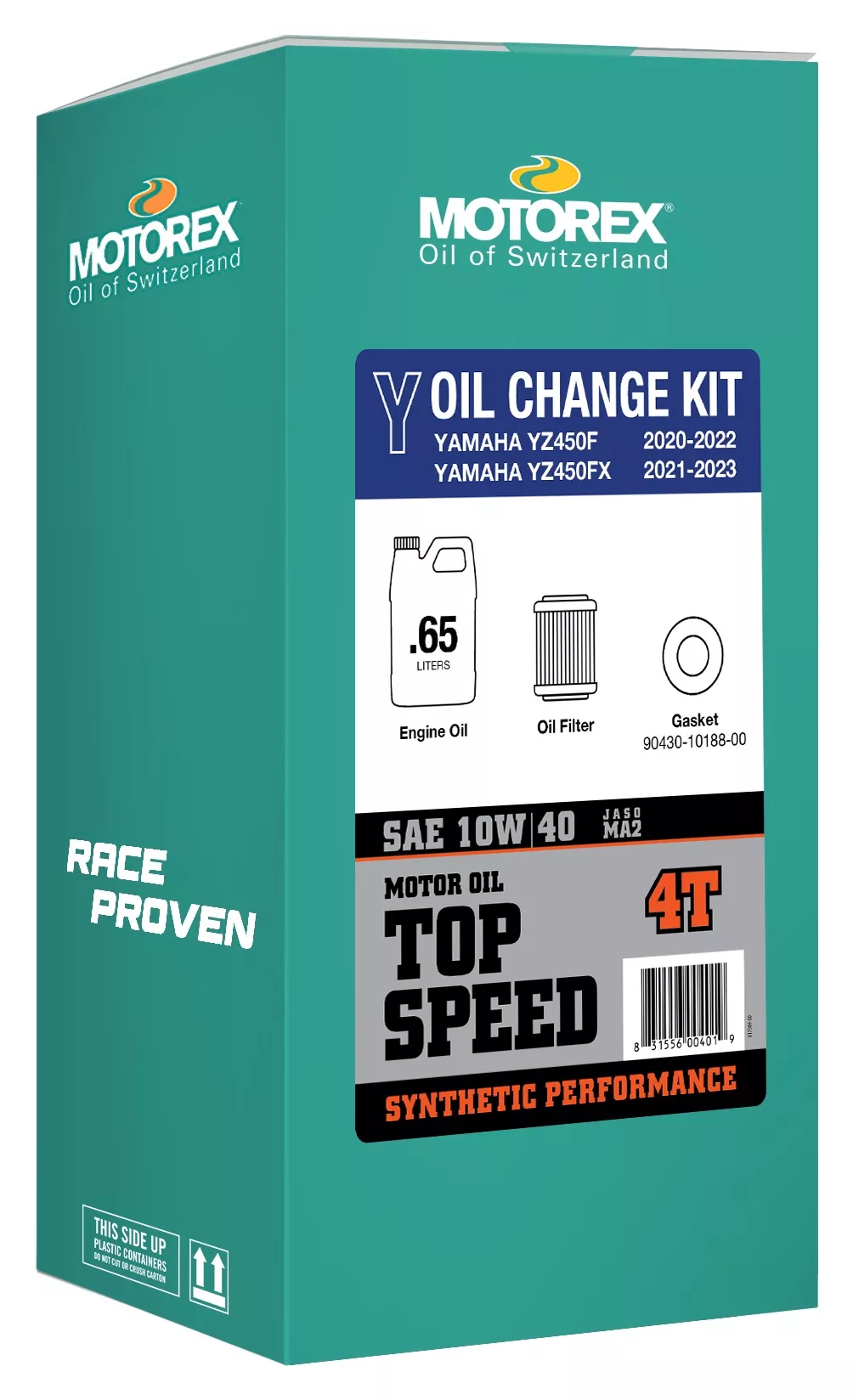 Motorex Top Speed Oil Change Kit Yamaha YZ450F / FX 2020-2023