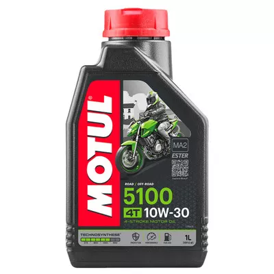 Motul 5100 10W30 Synthetic Blend 4T Motorcycle Oil
