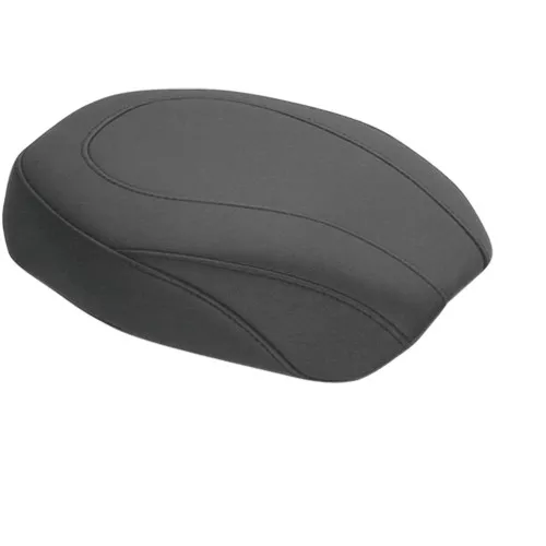 Mustang Black Wide Tripper Rear Seat for 2006-2017 Harley Dyna - Smooth