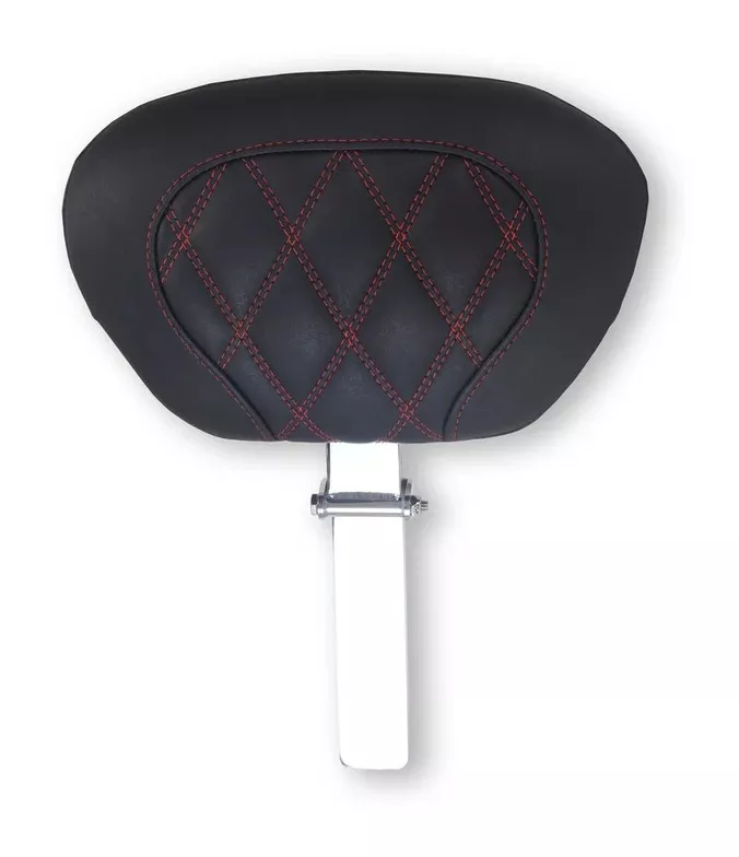 Mustang Double Diamond Driver Backrest For Harley Touring 2008-2025