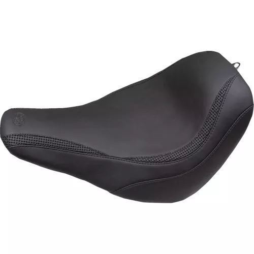 Mustang Runaround Solo Seat for 2020-2024 Harley Low Rider S FXLRS - Black