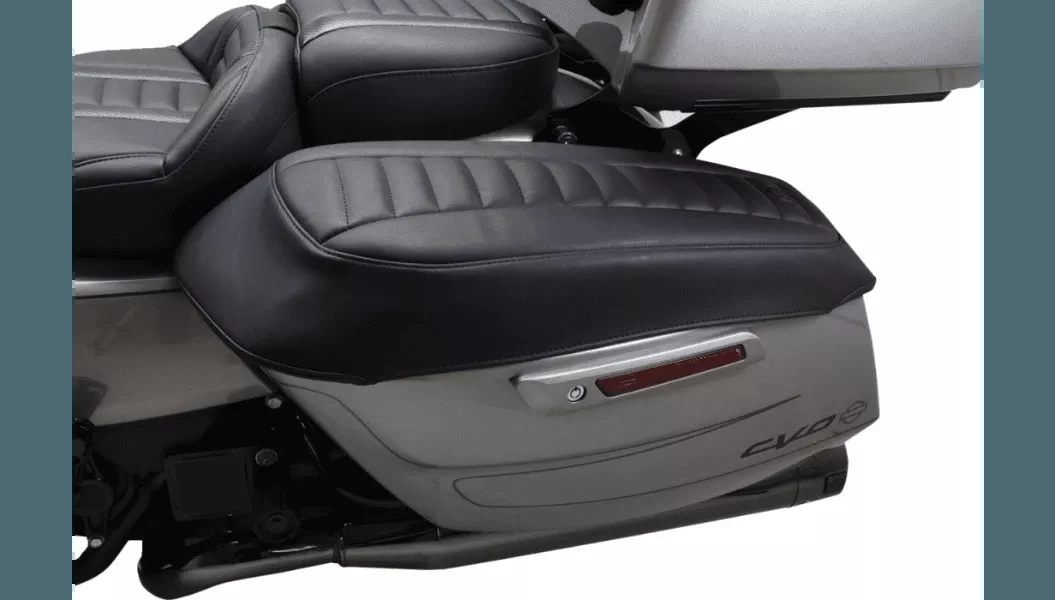 Mustang Saddlebag Lid Covers for '23-24 Harley Davidson CVO Road Glide (ST) and Street Glide 2024 Road Glide and Street Glide (Select Stitching Color)