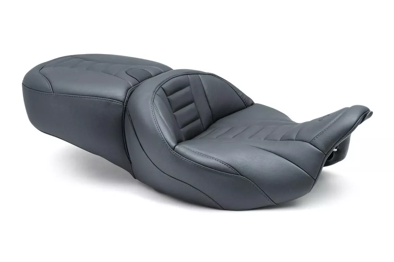 Mustang Seats Deluxe Touring Seat for '08-Up Harley Davidson Touring Models and Tri Glide Extended Reach (Not for '23-24 CVO or '24-Up FLHX/FLTR Models)