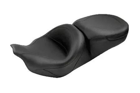 Mustang Seats Super Touring One-Piece Seat for Harley-Davidson Touring Models 2008-Up -Vintage with Receiver (Not for '24-Up FLHX/FLTR Models)