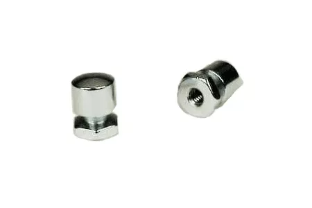 Mustang Solo Nuts for '99-Up FLHT/FLTR -Pair