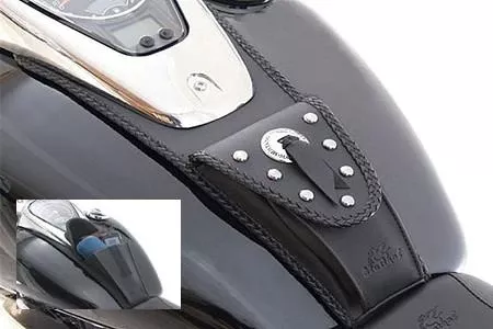 Mustang Tank Bib with Pouch for V-Star 1300-Studded