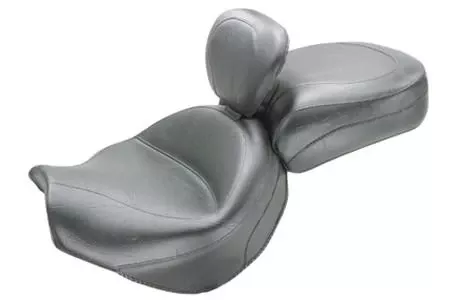 MustangTwo-Piece Wide Seat with Driver Backrestfor Vulcan 2000 '04-Up-Vintage