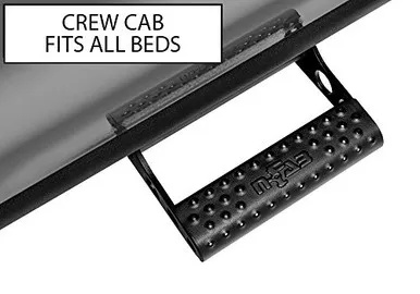 n-FAB | C144RKRCCS4 | RKR Step System, Cab Length , Textured Black
