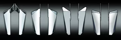 National Cycle Switchblade Chrome Lowers - N76601