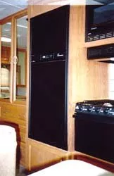 Norcold 636218 Refrigerator Door Panel - Lower, Black Acrylic fits NXA841 Models