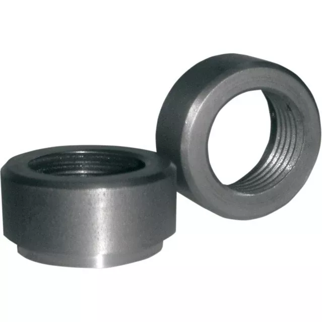 O2 Sensor Bung Set 18mm Straight Weld In Exhaust Bung Motorcycle Harley Honda