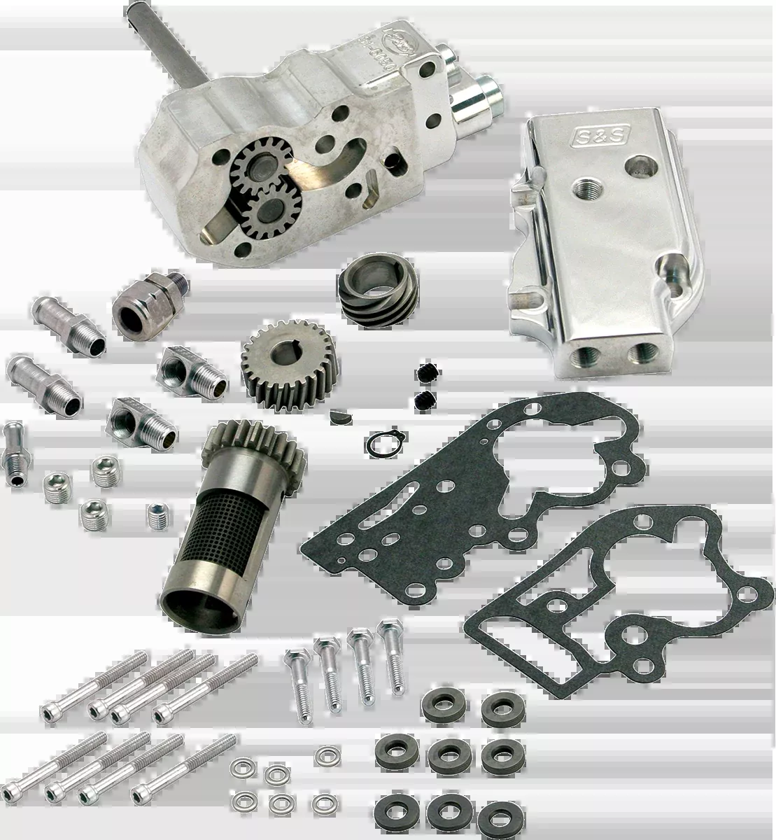 Oil Pump with Gears - Universal Cover - Big Twin