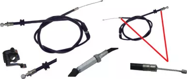 Outside Throttle Cable T3 44" - T3-440