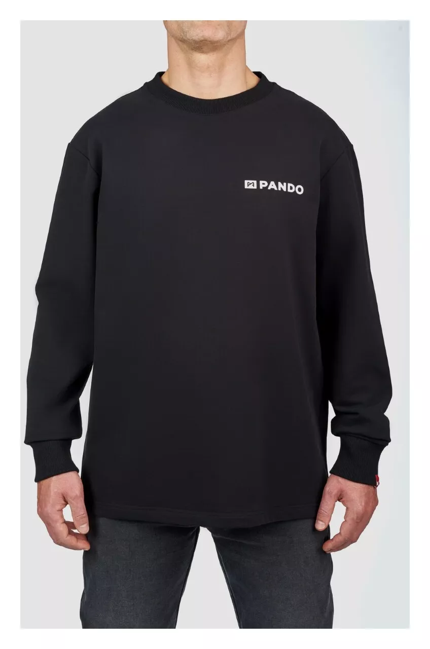 Pando Moto Tommy Black Long Sleeve Shirt