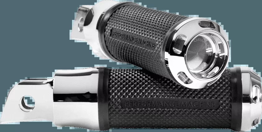 Performance Machine Apex Front Foot Pegs for '18-Up Harley Davidson Softail Models - Chrome