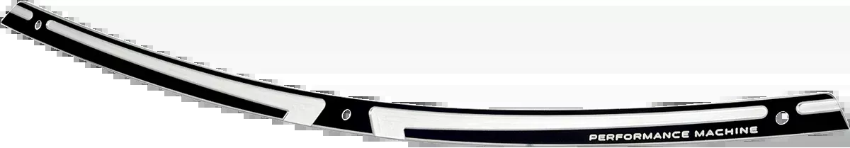 Performance Machine Black Chrome Scallop Fairing Trim 96-13 Harley Touring FLHX