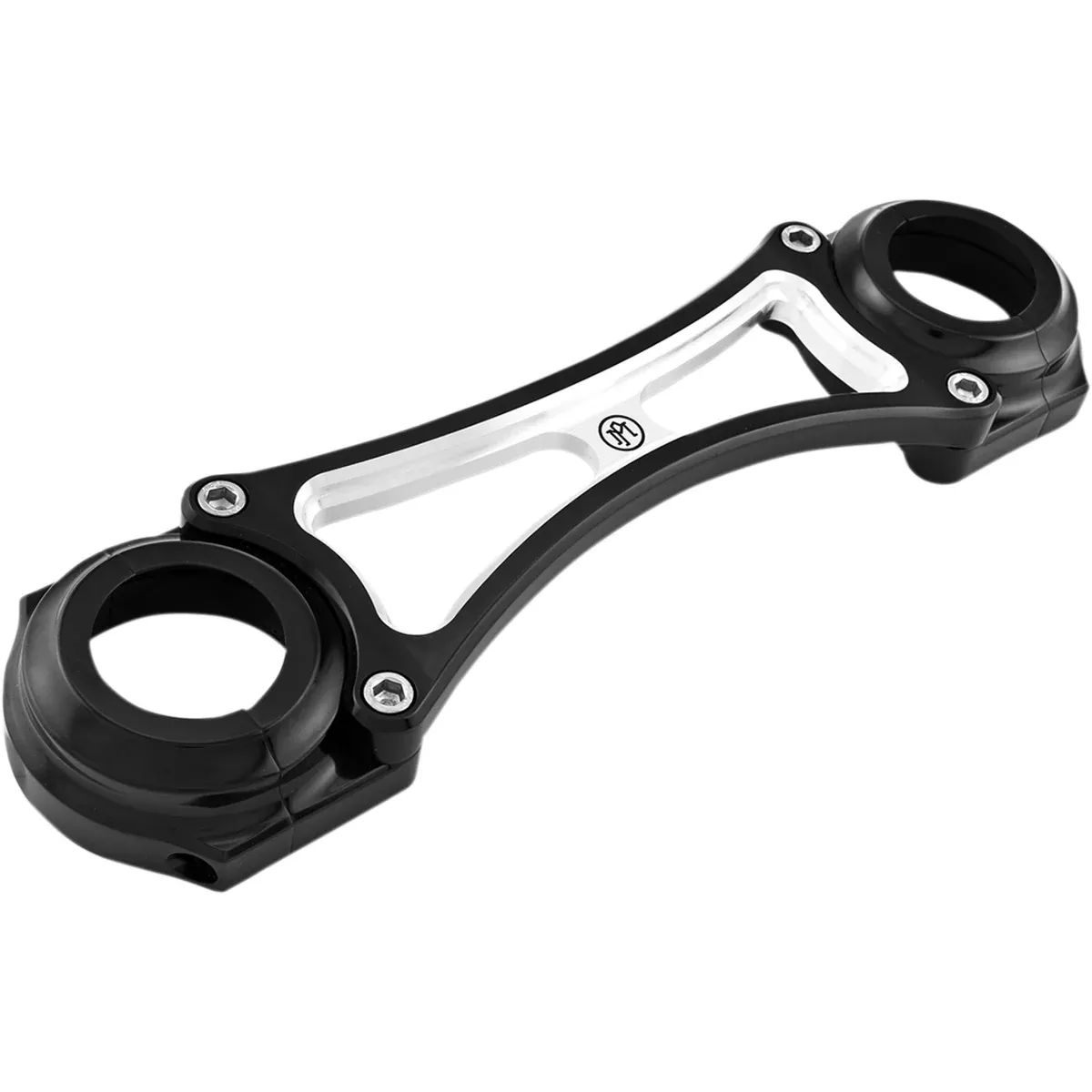 Performance Machine (PM) Fork Brace — Contrast Cut™ Fork Brace 41 Mm Contrast Cut - 0208-2125-BM For Harley Softail 1984-2010