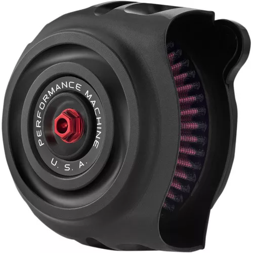 Performance Machine Vintage Air Cleaner for 2017-2023 Harley M8 - Black Ops