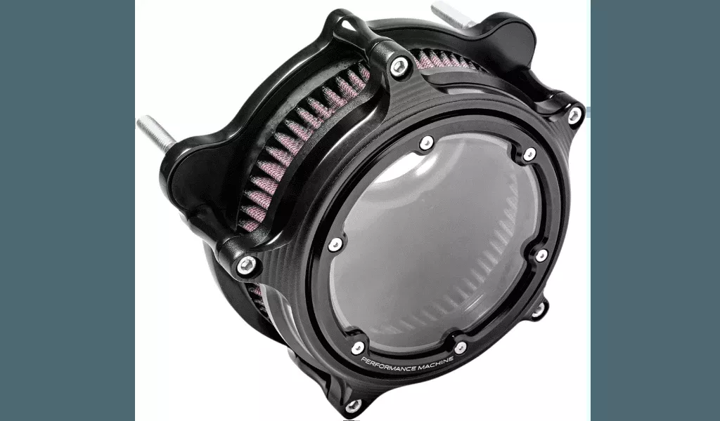 Performance Machine Vision Air Cleaner Kit for Harley Davidson '08-16 Touring, Trike and '16-17 Softail, '16-17 FXDLS, '14-15 FLSTNSE, '13-14 FXSBSE AND '11-12 FLSTSE- Black Ops
