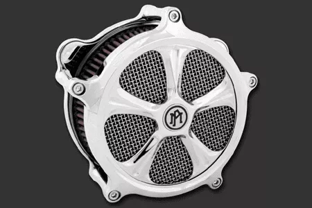 Performance Machine Wrath Faceplate for Super Gas Air Cleaners -Chrome